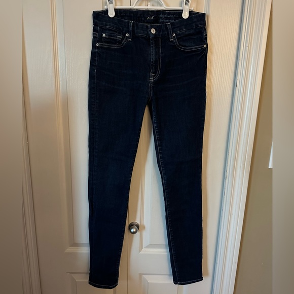 EUC 7 for all mankind Genevieve skinny jeans - Picture 1 of 4